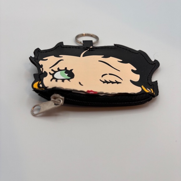 Betty Boop Retro Coin Wallet Pouch Character Small Keychain - Picture 2 of 7